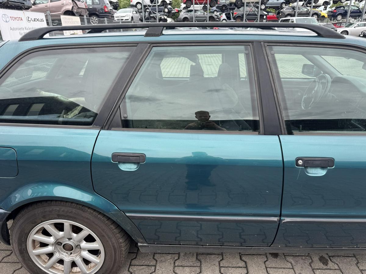 Audi 80B4 original T&uuml;r hinten rechts LZ6P Gomera Gr&uuml;nmet. Kombi Avant Bj.1993